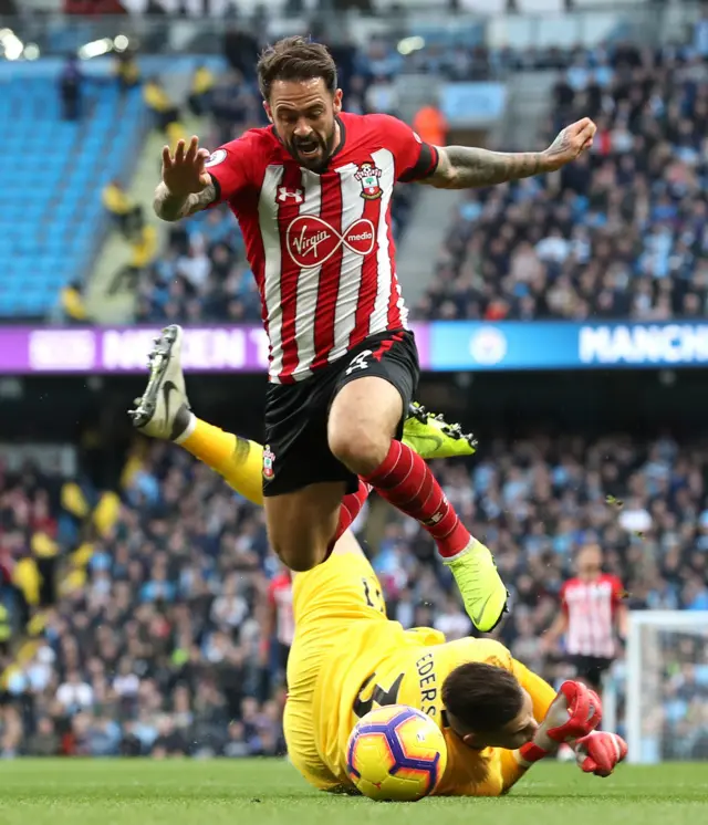 Ederson brings down Ings