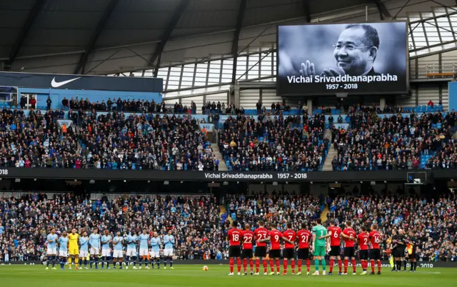 Man City and Southampton observe a moments' silence