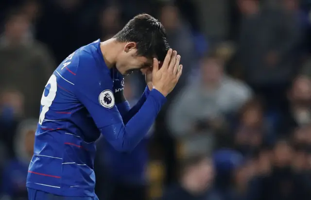 Morata cannot believe it