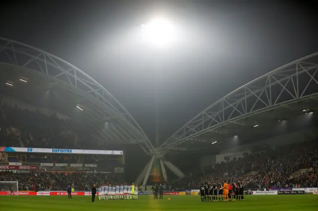 Minute's silence and Huddersfield Town