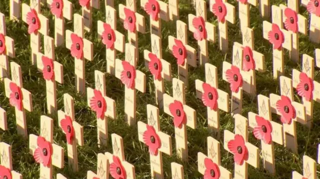 WWI remembrance garden