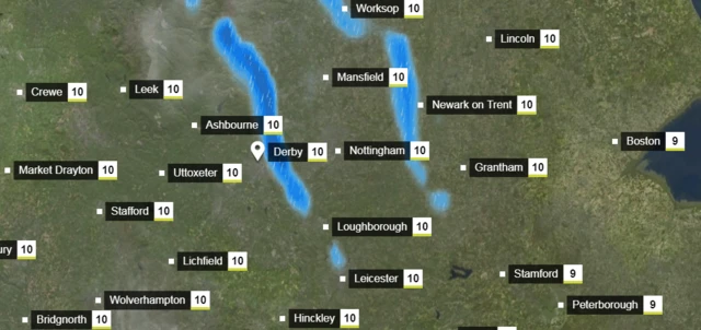 Weather map