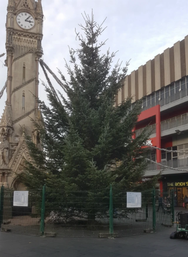 Clock Tower Christmas tree