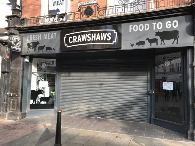 Crawshaws in Cheapside, Leicester