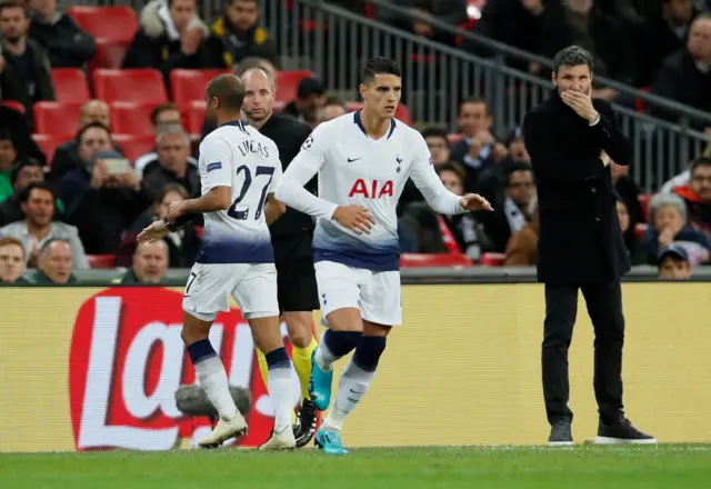 Tottenham's Erik Lamela