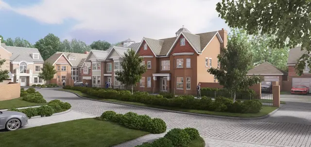 Artist impression of homes at Stompond Lane