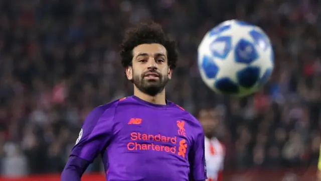 Liverpool's Mohamed Salah