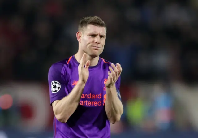 Liverpool's James Milner