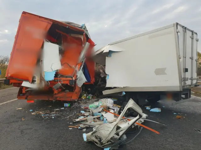 M69 crash