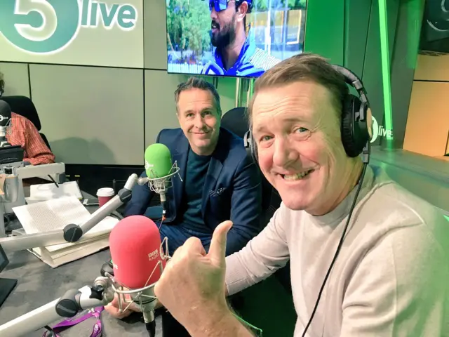 Michael Vaughand and Phil Tufnell