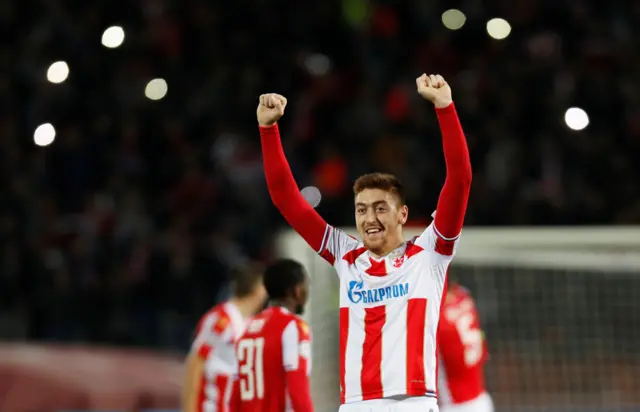 Crvena Zvezda's Milan Pavkov