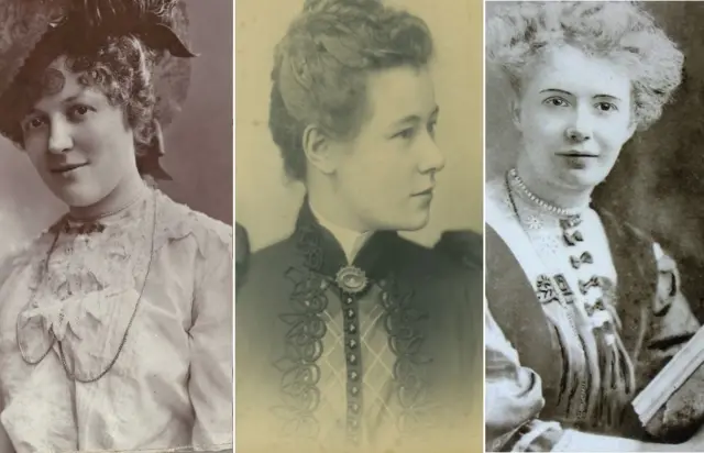 From, left: Hilda Burkitt, Emma Sproson or Mary Macarthur