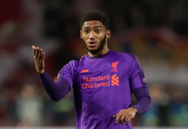 Liverpool's Joe Gomez