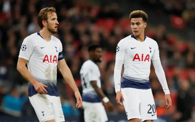 Tottenham's Dele Alli and Harry Kane