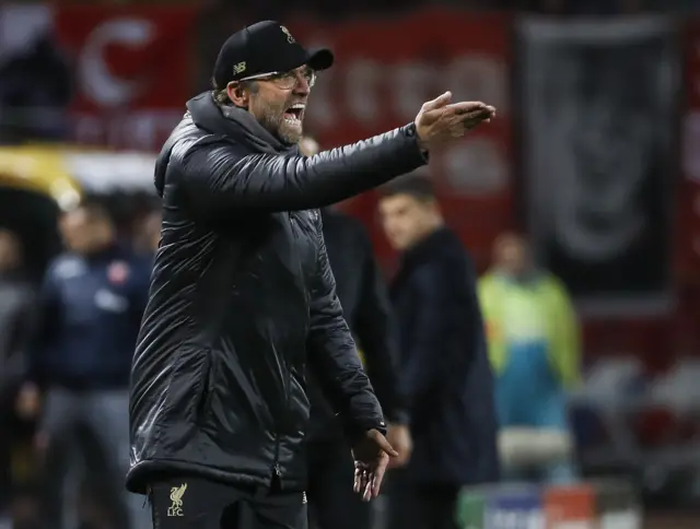 Liverpool manager Jurgen Klopp