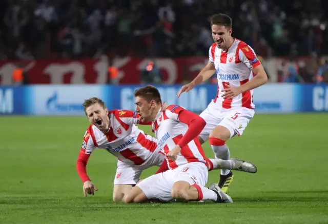 Crvena Zvezda's Milan Pavkov