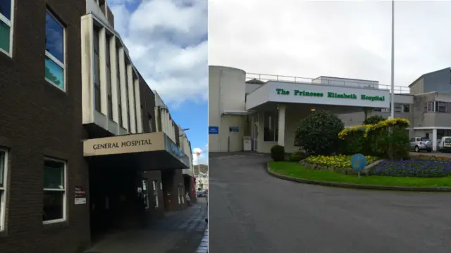 Jersey and Guernsey hospitals