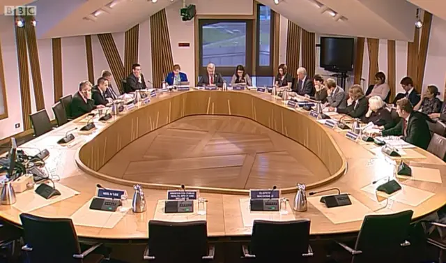 MSPs in the committee