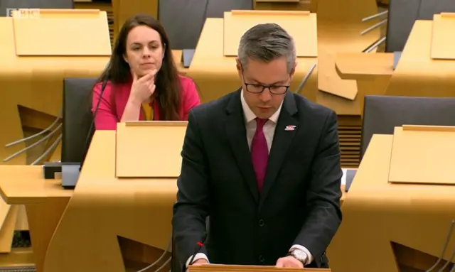 Finance Secretary Derek Mackay