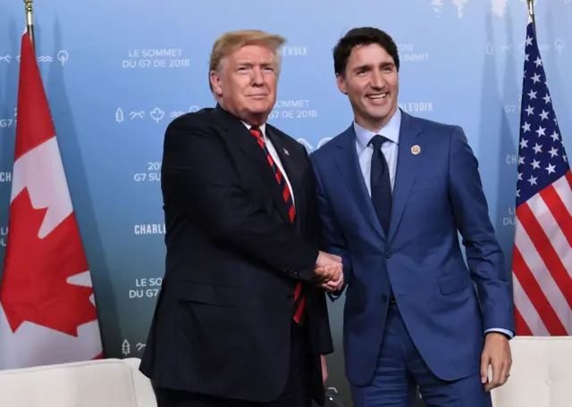 Trump and Trudeau