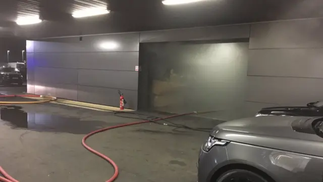 Smoke from the workshop