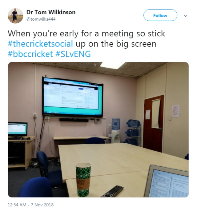 Tom Wilkinson tweet