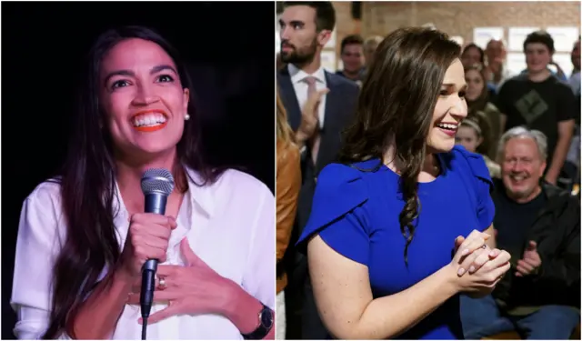 Alexandria Ocasio-Cortez and Abby Finkenauer