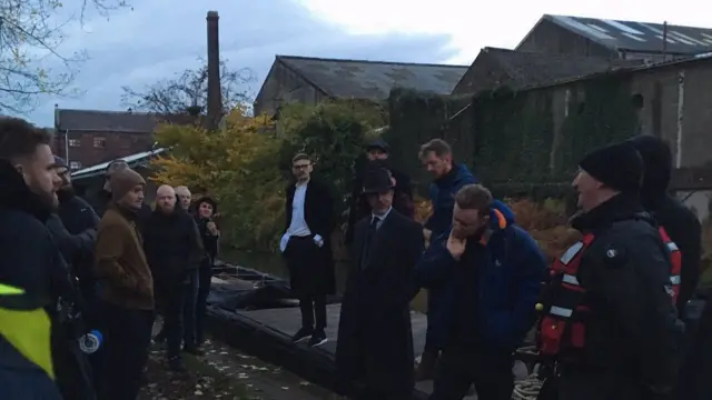 Peaky Blinders being filmed at Middleport