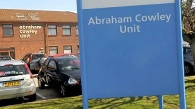 Abraham Cowley Unit at St Peter's Hospital in Chertsey