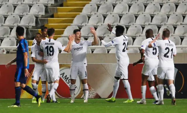 Eintracht Frankfurt's Luka Jovic