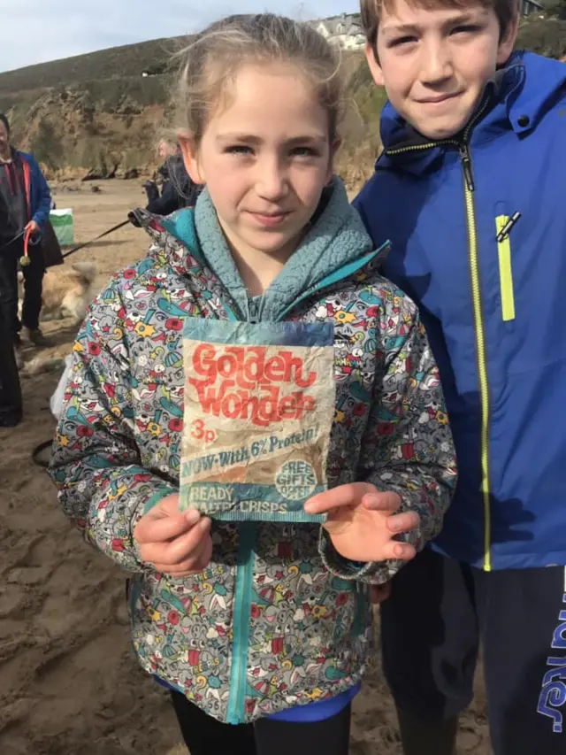 A 40-year-old crisp packet