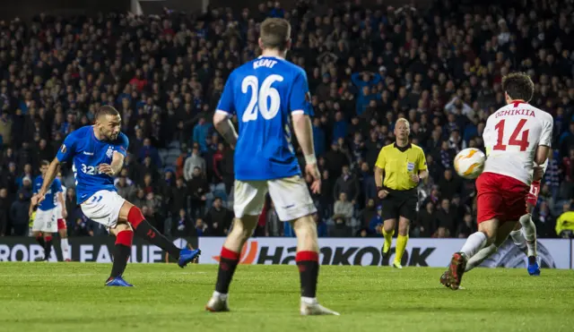 Eros Grezda blazed over the crossbar under little pressure