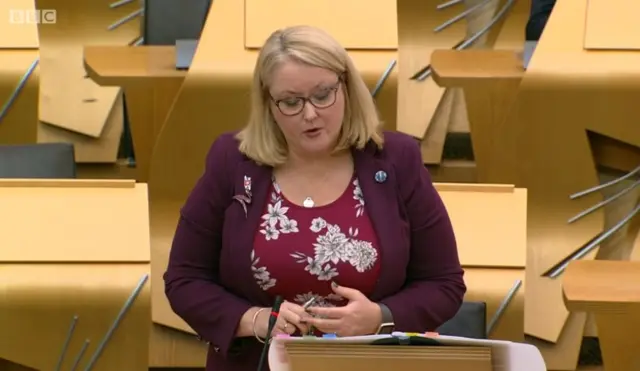 Equalities Minister Christina McKelvie