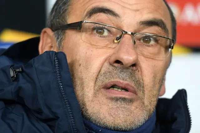 Chelsea manager Maurizio Sarri