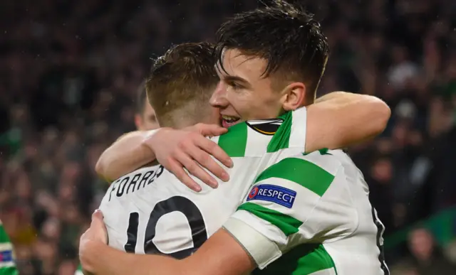 Celtic lead 1-0 in Glasgow
