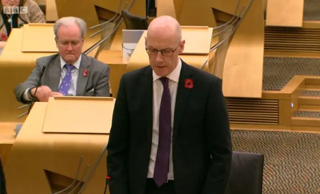 Education Secretary John Swinney