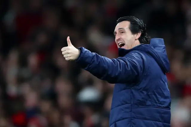 Arsenal manager Unai Emery