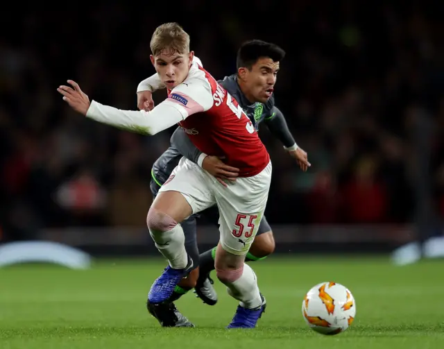 Arsenal's Emile Smith-Rowe