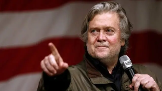 Steve Bannon left his White House job amid reports of a power struggle