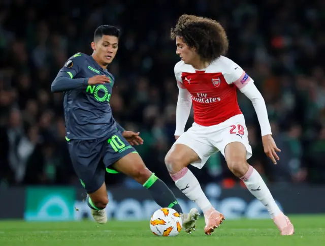 Arsenal's Matteo Guendouzi