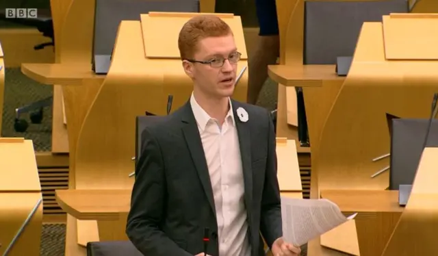 Green MSP Ross Greer