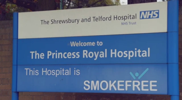 Hospital sign