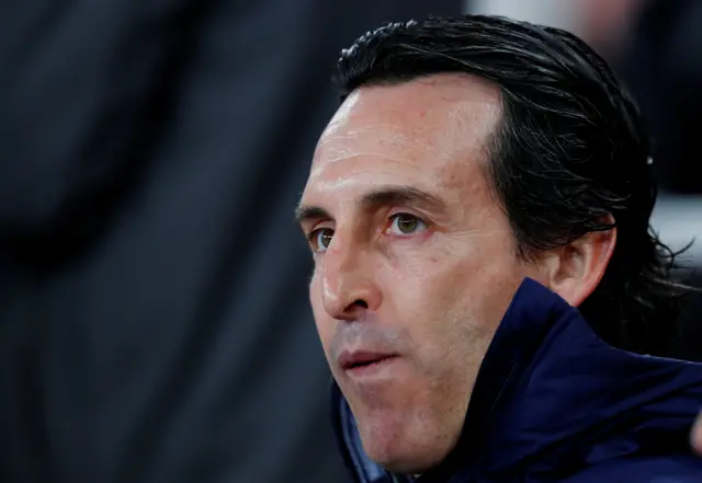 Arsenal manager Unai Emery