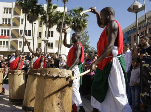 Burundian drummers