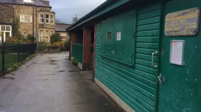 The old Otley Lido buildings.