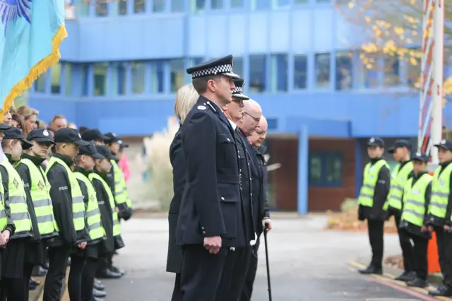 Remembrance service at Notts Police HQ