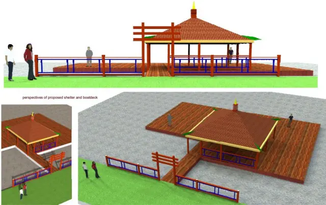 Japanese boathouse artist impression