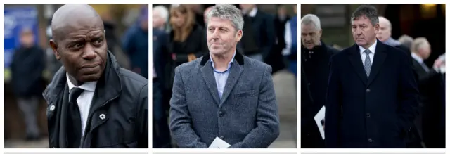 Ian Taylor, Andy Townsend and Bryan Robson