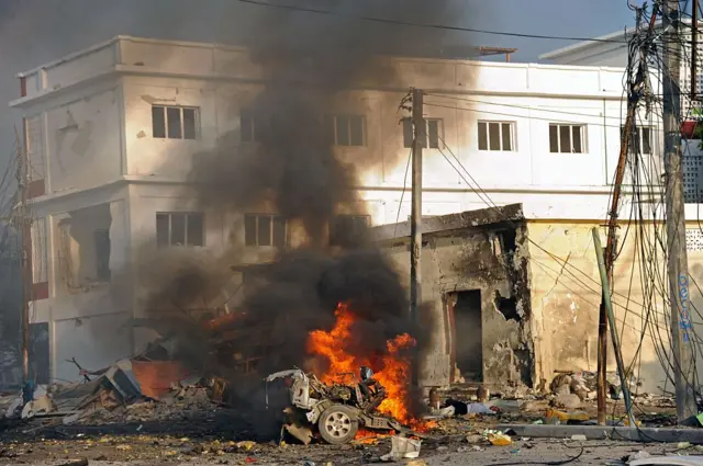 Sahafi hotel in Mogadishu.