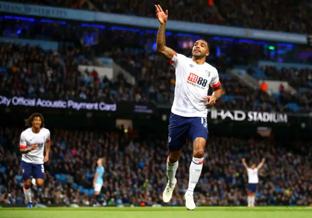 Callum Wilson celebrates